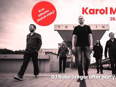Karol Mikloš a hostia: Krst albumu "Nočné vlaky"