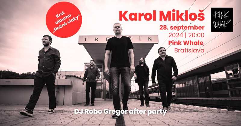 Karol Mikloš a hostia: Krst albumu "Nočné vlaky"