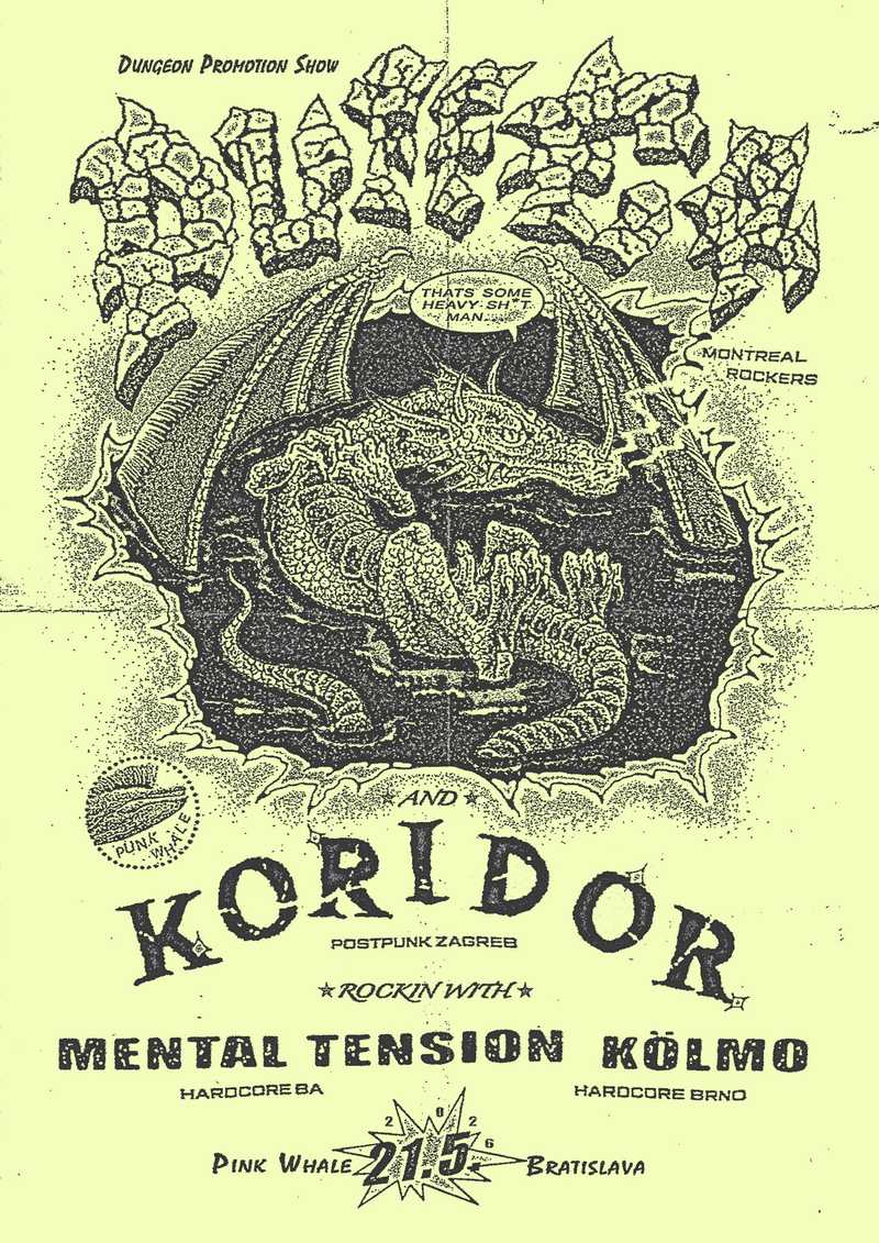⫘⫘⫘ Puffer (ca) + Koridor (hr) + Mental Tension + Kölmo / PINK WHALE ⫘⫘⫘