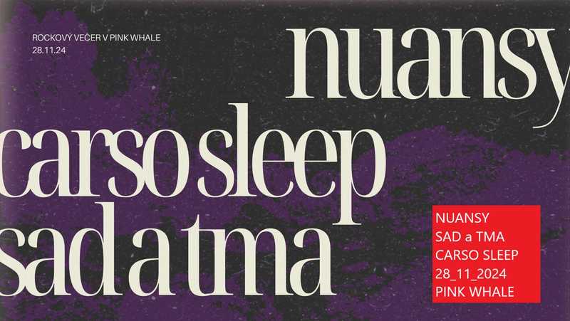 NUANSY/CARSO SLEEP/SAD A TMA