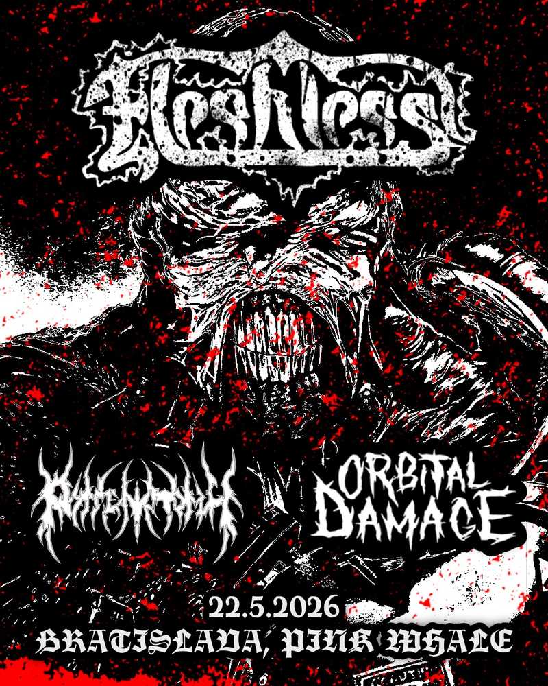 Fleshless / Rottenatomy / Orbital Damage - PINK WHALE