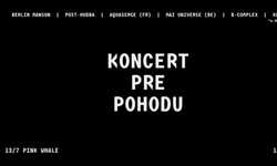 Koncert pre Pohodu: Berlin Manson, Post-hudba, B-complex, Xces, Aquaserge, Maz Universe, BULP