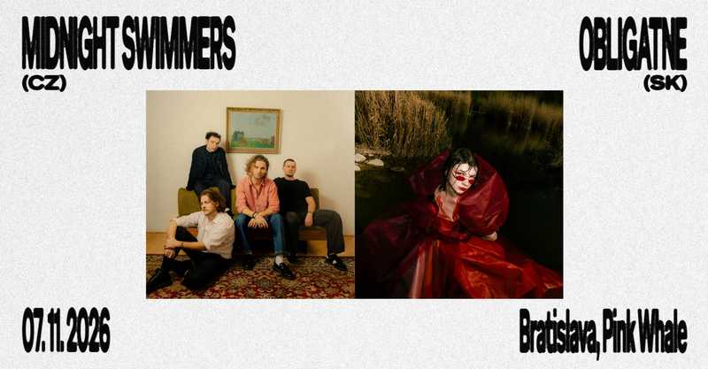 MIDNIGHT SWIMMERS (CZ) + OBLIGATNE (SK)