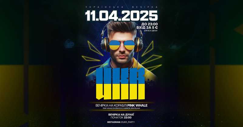 UKR Party - 11.04.2025 Bratislava - Pink Whale