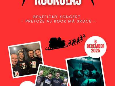 ROCKULÁŠ - benefičný koncert 3 kapiel 