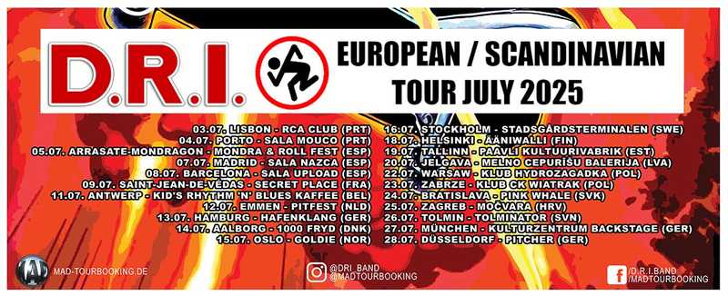 D.R.I. (USA) + Blind Rättvisa 