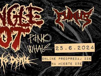 JUNGLE ROT [USA] + Souls to Deny [SK] + Funus[SK] / Pink Whale, Bratislava