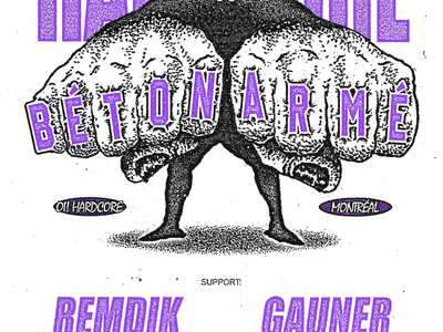 ⫘⫘⫘ Béton Armé (can) + Remdik + Gauner / PINK WHALE ⫘⫘⫘
