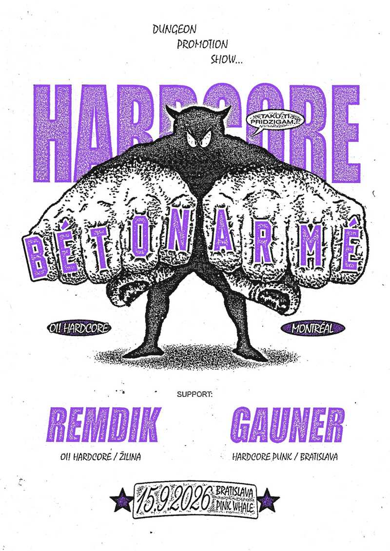 ⫘⫘⫘ Béton Armé (can) + Remdik + Gauner / PINK WHALE ⫘⫘⫘