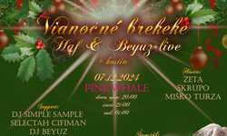HAF & BEYUZ LIVE - VIANOČNÉ BREKEKE