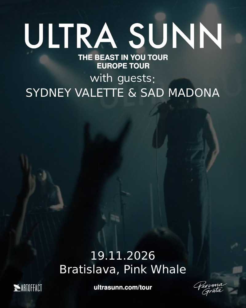 Ultra Sunn (be) + Sydney Valette (fr) + Sad Madona (fr) / PINK WHALE